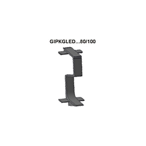 Соединения GIPKGLEDAA 100, серебро, для плинтуса PROSKIRTING GILED, Progress profiles